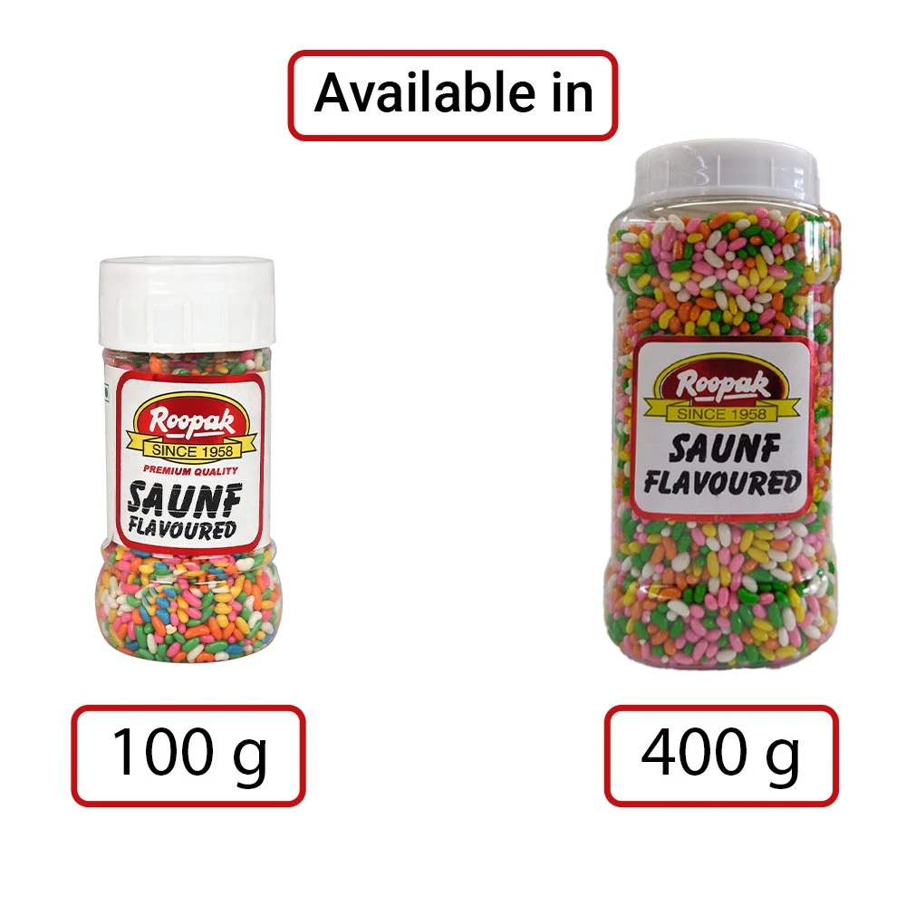 Saunf (Fennel) Flavoured coloured