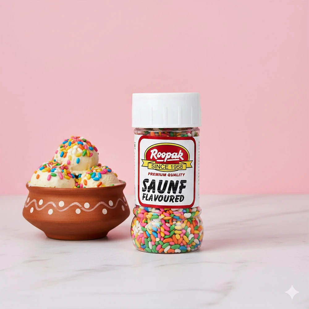 Saunf (Fennel) Flavoured coloured